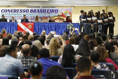 Profissionais participam do Congresso Brasileiro de Pedagogos