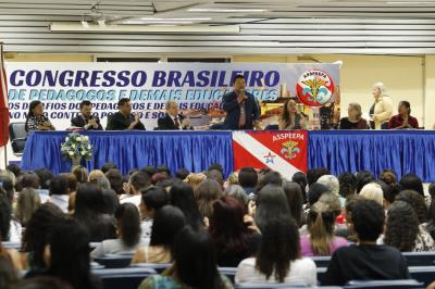 Profissionais participam do Congresso Brasileiro de Pedagogos