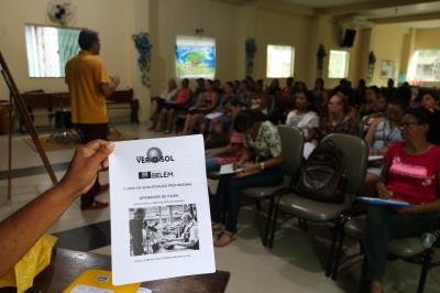 Alunos do bairro da Marambaia concluem o curso de operadores de caixa ofertado pela Prefeitura 