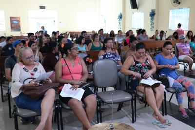 Alunos do bairro da Marambaia concluem o curso de operadores de caixa ofertado pela Prefeitura 