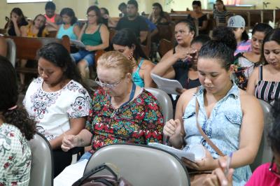 Alunos do bairro da Marambaia concluem o curso de operadores de caixa ofertado pela Prefeitura 