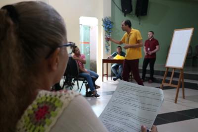 Alunos do bairro da Marambaia concluem o curso de operadores de caixa ofertado pela Prefeitura 
