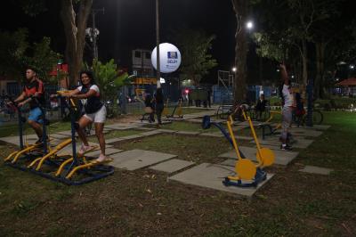 Bairro da Marambaia ganha praça totalmente reformada