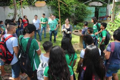 Alunos da Escola Bosque participam de programação sobre educação patrimonial