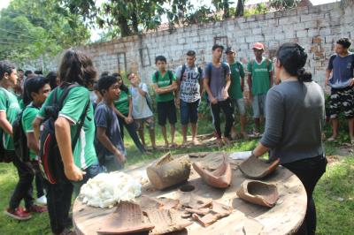 Alunos da Escola Bosque participam de programação sobre educação patrimonial