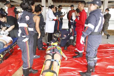 Treinamento prepara profissionais a atendimento de incidentes com múltiplas vítimas