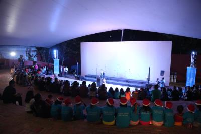 Arena cultural da Fumbel é reinaugurada com festa e apresentações culturais