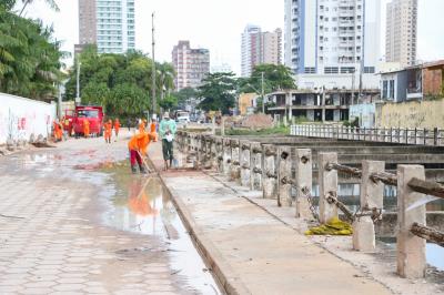 Prefeito Zenaldo Coutinho vistoria obras em andamento pela cidade
