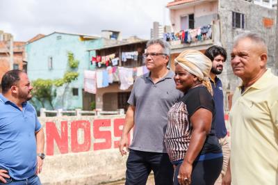 Prefeito Zenaldo Coutinho vistoria obras em andamento pela cidade