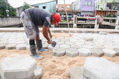 Prefeito Zenaldo Coutinho vistoria obras em andamento pela cidade
