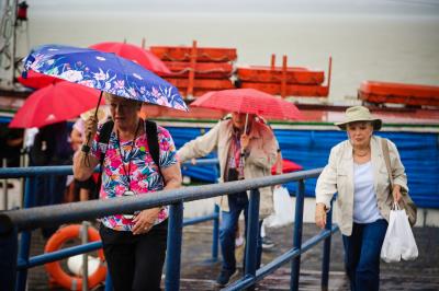 Norte-americanos desembarcam em Icoaraci para conhecer pontos turísticos de Belém