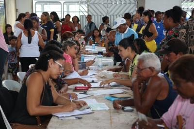 Prefeitura de Belém leva mutirão a 800 famílias da Ilha de Mosqueiro