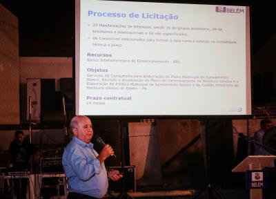 Prefeitura promove a primeira audiência sobre Plano Municipal de Saneamento Básico