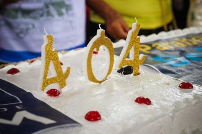 Belém 404 Anos - Parabéns a Belém com Bolo de Aniversário - parte 1