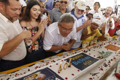 Belém 404 Anos - Parabéns a Belém com Bolo de Aniversário - parte 2