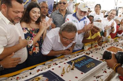 Belém 404 Anos - Parabéns a Belém com Bolo de Aniversário - parte 2
