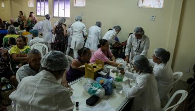 Mutirão leva assistência e saúde aos idosos no bairro do Tapanã
