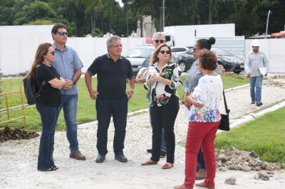 Praças do Centro Histórico de Belém estão passando por revitalização