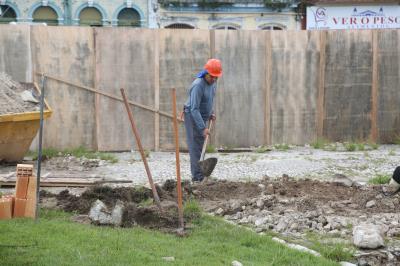 Praças do Centro Histórico de Belém estão passando por revitalização