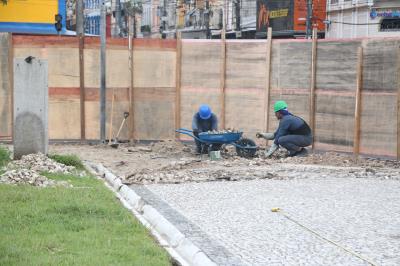 Praças do Centro Histórico de Belém estão passando por revitalização