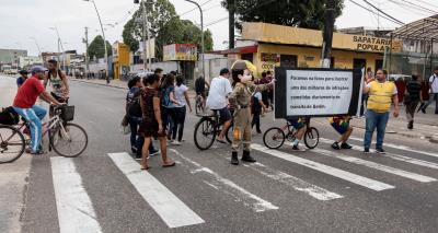 Avenida Augusto Montenegro é foco da operação "Volta às Aulas" da SeMOB
