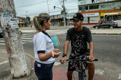 Avenida Augusto Montenegro é foco da operação "Volta às Aulas" da SeMOB