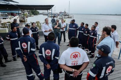 Ambulancha Marajoara é entregue reformada à população ribeirinha