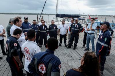 Ambulancha Marajoara é entregue reformada à população ribeirinha