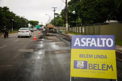 Prefeitura inicia obra de recapeamento na avenida Pedro Álvares Cabral