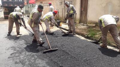 Icoaraci ganha asfalto, limpeza e calçadas novas e reformadas
