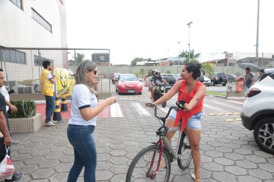 Boas práticas femininas no trânsito são destaques em ação educativa