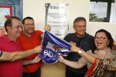 Comunidade do Benguí recebe escola reformada e climatizada