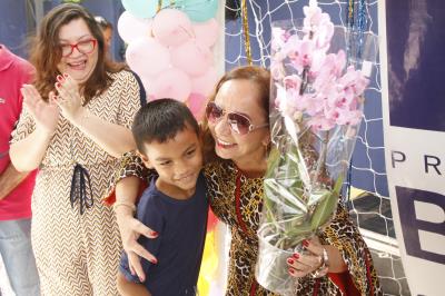 Comunidade do Benguí recebe escola reformada e climatizada