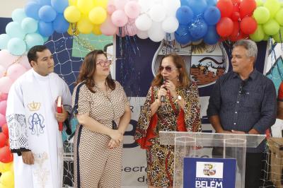 Comunidade do Benguí recebe escola reformada e climatizada