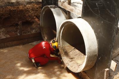 Prefeitura avança com obras de saneamento nos bairros do Curió-Utinga e Guamá