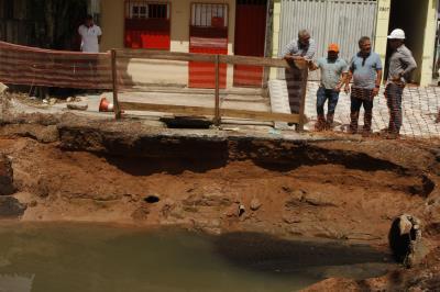 Prefeitura avança com obras de saneamento nos bairros do Curió-Utinga e Guamá