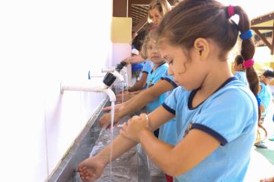 Programa reforça medidas de higienização entre alunos da rede municipal