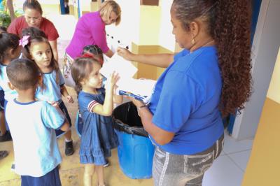 Programa reforça medidas de higienização entre alunos da rede municipal
