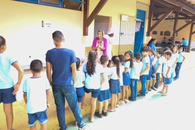 Programa reforça medidas de higienização entre alunos da rede municipal