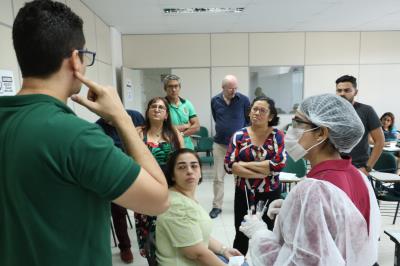 Sesma promove capacitação de profissionais para exames de diagnóstico do Covid-19