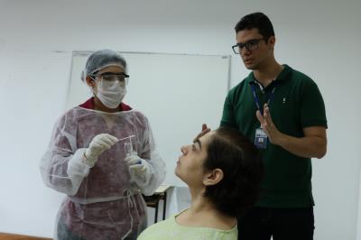 Sesma promove capacitação de profissionais para exames de diagnóstico do Covid-19