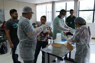 Sesma promove capacitação de profissionais para exames de diagnóstico do Covid-19