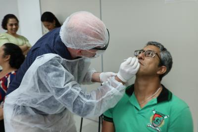 Sesma promove capacitação de profissionais para exames de diagnóstico do Covid-19