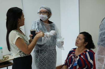 Sesma promove capacitação de profissionais para exames de diagnóstico do Covid-19
