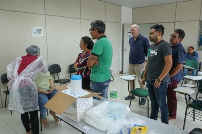 Sesma promove capacitação de profissionais para exames de diagnóstico do Covid-19