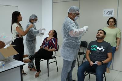 Sesma promove capacitação de profissionais para exames de diagnóstico do Covid-19