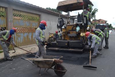 Parque Guajará recebe revitalização asfáltica
