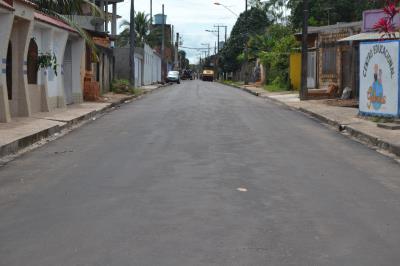 Parque Guajará recebe revitalização asfáltica