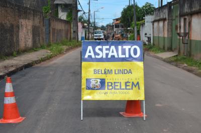 Parque Guajará recebe revitalização asfáltica