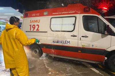 Guamá recebe ação de limpeza para prevenção da covid-19